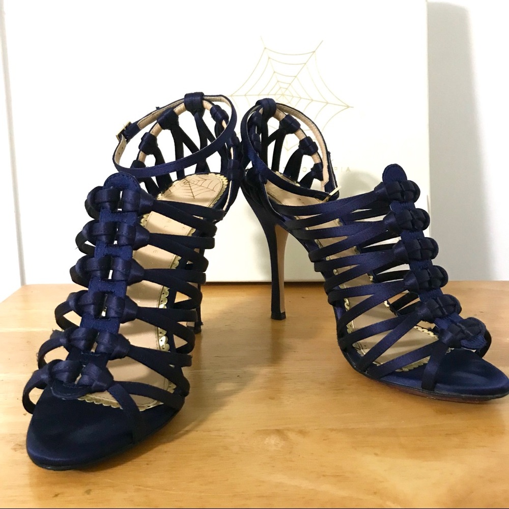 Charlotte Olympia Diva Indigo Blue 9.5 US/39.5 EU